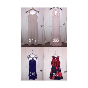 Multiple Formal Dresses FOR SALE